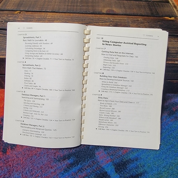 Computer Assisted Reporting Spiral Textbook by Brand Houston - Picture 6 of 6